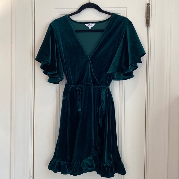 JACK by BB DAKOTA WEST VILLAGE VELVET DRESS - Picture 2 of 4